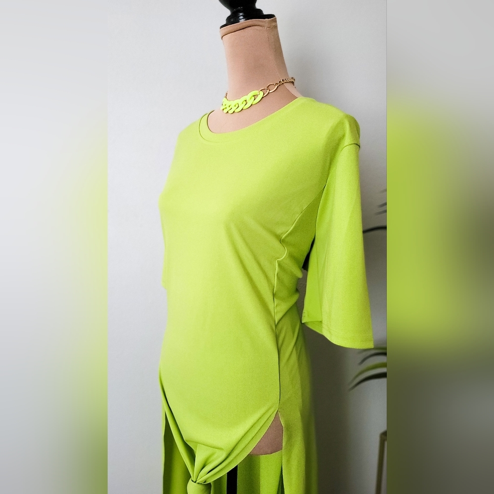 Neon Longline Split Tunic - Picture 4 of 4